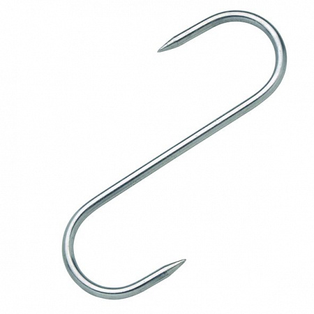Крюк для мяса S-образный  l=100 см.  d=1,2 см. (180 кг) Inox Macel