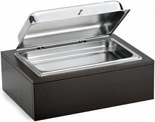 Мармит для сервировки, GN1/1-65 с подогревом, крышка нерж. Pinti (F11B5555+97150752)