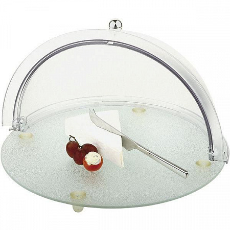 Поднос для сыра d=38 см. с крышкой Roll-Top APS