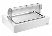 Поднос сервировочный нерж. GN 1/1 для пирожных, белое дерево Pinti