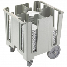 Тележка для посуды, серая в крапинку Cambro