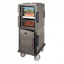 Термоконтейнер 57л.*2камеры, 520*690*1370мм. синевато-серый Cambro