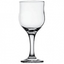 Бокал для вина 240 мл. d=75, h=163 мм красн. Тулип Б /12/24/