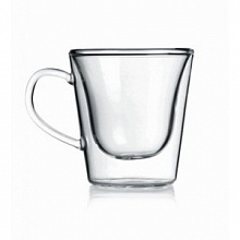 Кружка 220 мл. с двойными стенками Thermic Glass /2/
