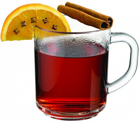 Кружка 250 мл. d=75, h=90 мм прозрач. Паб Б /24/ (см.аналог код 53833)