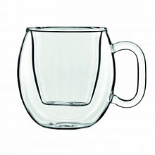 Кружка 300 мл. d=106, h=109 мм с двойными стенками Thermic Glass Caffe Supremo /2/