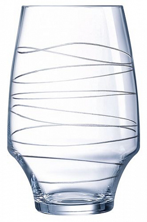 Хайбол 350 мл. d=80, h=120 мм с лазер. рисунком Опен ап /4/16/ Z