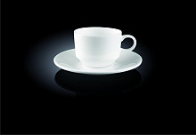 Кофейная пара 140 мл. штабелир. Wilmax (блюдце 996099) /6/48/