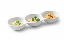 Менажница 3-х секц. 37*12*6 см. Пати /6/ /АКЦИЯ/