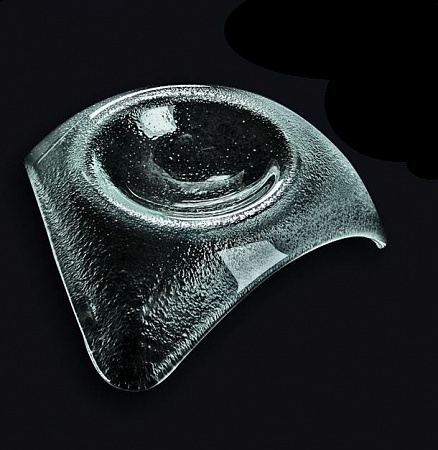 Салатник 120*120 мм. для сервировки прозр. стекло 3D /60/