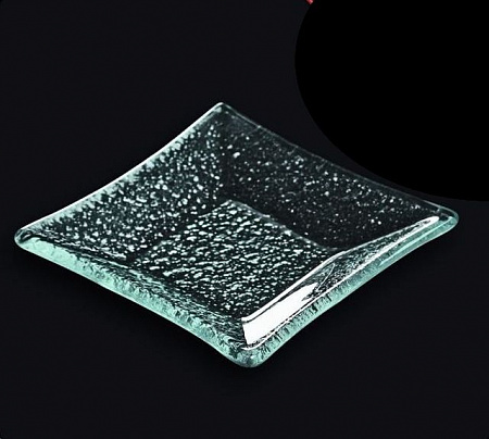 Салатник 90*90 мм. прозр. стекло 3D /60/