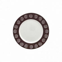 Тарелка d=190 мм. Сирокко Браун /24/ Z