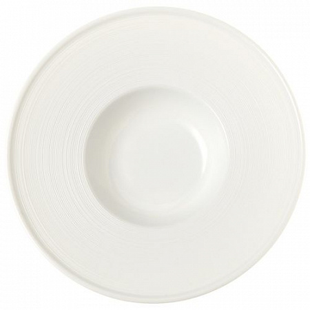 Тарелка глубокая 20см с широким краем 0120 Графити