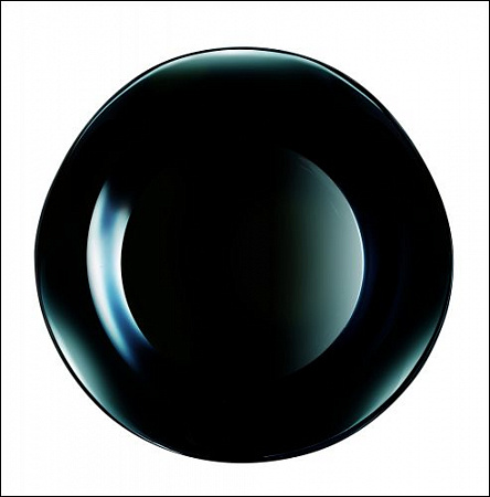 Тарелка d=225 мм. черная Волар /6/ Р