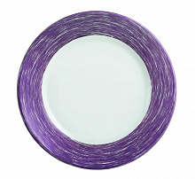 Тарелка d=235 мм. сиреневый край Браш /6/