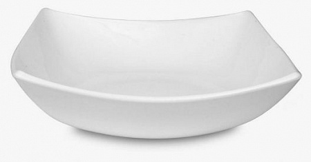 Тарелка квадр. 200*200 мм. глубокая белая Квадрат /6/ (C9852)