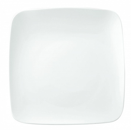 Тарелка квадр. 240*240 мм. без полей с приподнятым краем Vital Square /12/