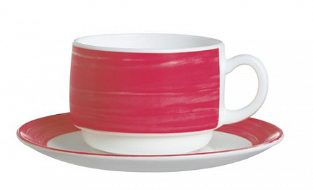 Чашка 190 мл. чайная вишневый край Браш /12/