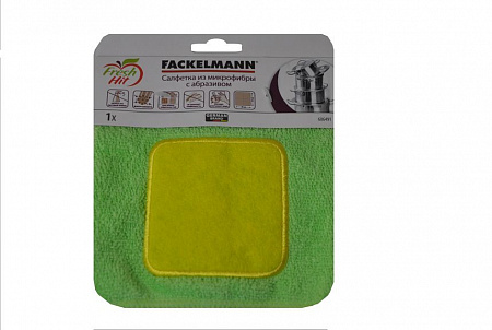 Салфетки хоз. Микрофибра с абразивом FM /36/
