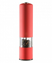 Мельница для перца/соли электрич. 21 см. нерж. красная STOHA /2/