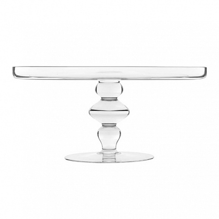 Подставка для торта d=28 см. на ножке без крышки Инсием /1/