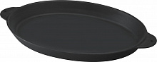 Сковорода для фахитос 24,5*18 см. овальная, чугун, черная "ECO" LAVA