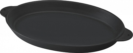 Сковорода для фахитос 24,5*18 см. овальная, чугун, черная "ECO" LAVA
