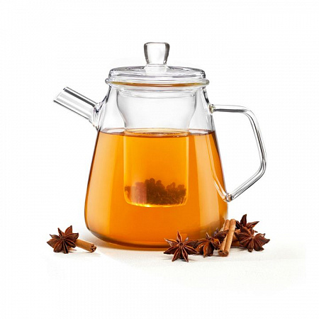 Чайник заварочный 1,0 л. термостойк.стекло /8/
