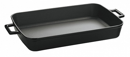 Сковорода 26*40 см. чугун, чёрная LAVA