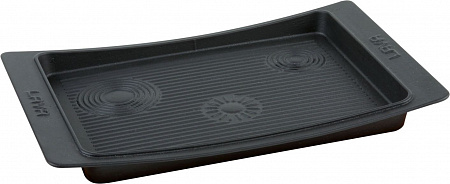 Сковорода 36*24 см. чугун, чёрная "ECO" LAVA