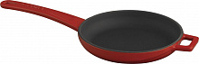 Сковорода d=20 см. чугун. красная, ручка металл LAVA