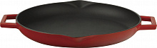 Сковорода d=30 см. чугун, красная LAVA