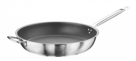 Сковорода d=40 см. h=7,5 см. нерж. с антиприг.покр. с доп. ручкой (индукция) Pinti