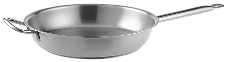 Сковорода d=40 см. h=7,5 см. нерж. с доп. ручкой (индукция) Pinti