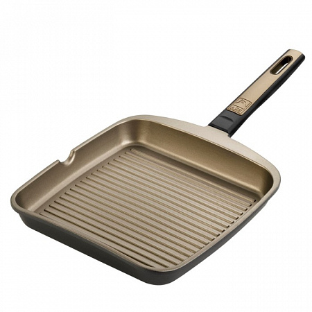 Сковорода-гриль 28*28 см. квадратн. (индукция) Terra Pinti (121413) Z
