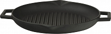 Сковорода-гриль d=26 см. чугун, черная "ECO" LAVA