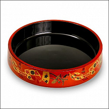 Блюдо барабан (Оке) d=24,5 см. (SL-120-B)