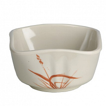 Миска квадратная 8,7*8,7 см. h=5 см. 150 мл. "Осенняя трава"