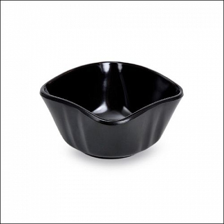 Миска квадратная 8,7*8,7 см. h=5 см. 150 мл. "Черный"