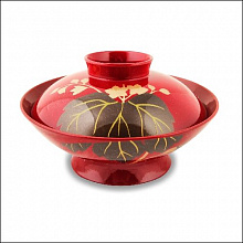 Миска с крышкой 250мл в.10см д.16см