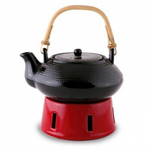 Подогрев для чайника d=13,3см, выс.6см Киото Блэк энд Рэд /2/