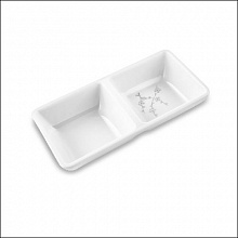 Подсоусник двойной 14,8*7,2см "Японская слива"