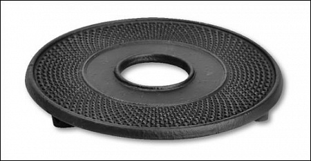 Подставка чугунная под чайник чёрная