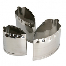 Резак для овощей фигурный Лист нерж.сталь (3 шт.)