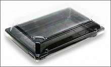 Суши бокс с крышкой 186*127*17/188*135*30 пластик 100 шт/уп.