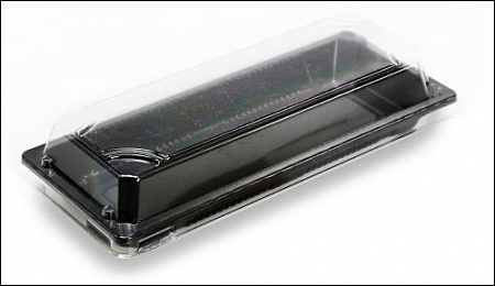 Суши бокс с крышкой 217*90*18/223*94*33 пластик 100 шт/уп.