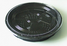 Суши бокс с крышкой d=326*47/330/17 пластик 120 шт/уп.