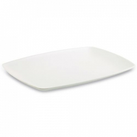 Тарелка прямоугольная 31,4*21,5*2,8 см. "Белый"
