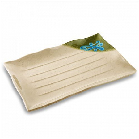 Тарелка прямоугольная 34*23 см. "Удача"