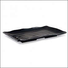 Тарелка прямоугольная 34*23см "Черный"